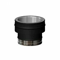 Переходник Permeter 25 мм – Permeter 50 мм, D150, черный, Schiedel