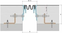 Деформационный шов тип ДШКА-УГЛ/110 на опорах – ТСК Дипломат