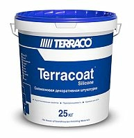 Декоративная штукатурка Terraco TERRACOAT Silicone XL на силиконовой основе с текстурой типа «короед» 2 mm, 25 кг ведро