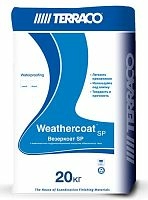 Гидроизоляционное покрытие однокомпонентное цементное TERRACO WEATHERCOAT SP Gray - серый 20 кг мешок – ТСК Дипломат