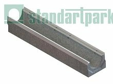 Лоток водоотводный бетонный BetoMax Drive ЛВ-15.21.26-Б с РВ щель ВЧ (комплект) 042076333, класс С250, Стандартпарк