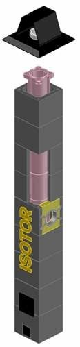 ISOTOR Комплект основания 3м Ø20 подкл200, Schiedel