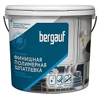 UNI PASTA, 18 кг, Влагостойкая готовая финишная полимерная шпатлевка, Bergauf
