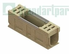 Блок монолитный водоотводный полимербетонный CompoMax БМВ-20.29.36-Р-ПВ-3 кл. С 75943709, класс Е600, Стандартпарк