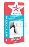 Пол наливной быстротвердеющий NIVELIR, тонкослойный, Русеан, 3-80 мм, 20 кг – ТСК Дипломат