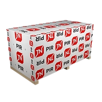 Утеплитель/Теплоизоляция LOGICPIR Prof Ф/Ф Г1 2385х1185х150  , L-кромка, Технониколь, плита теплоизоляционная PIR (ПИР) обкладкой из фольги