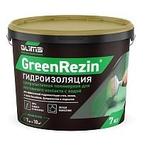 Гидроизоляция эластичная (герметик) GLIMS GreenResin (Г-9010) 7 кг, ведро