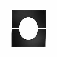 Декоративная пластина 0-5° Стандарт, Permeter, 50 мм, D250, черный, Schiedel