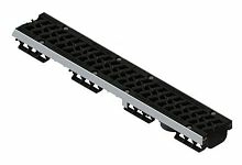 Лоток PolyMax Basic ЛВ-30.39.36-ПП с щелевой чугунной решеткой, класс С250, комплект, Стандартпарк
