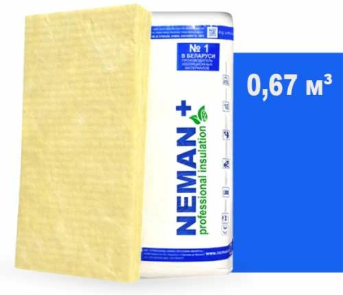 Плита из стекловолокна П-18 6х150х610х1220, Неман+