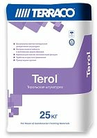 Декоративная штукатурка Terraco Terol Coarse White (Белый) на цементной основе с зернистой текстурой типа «шуба» 25 кг мешок – ТСК Дипломат