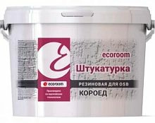 Штукатурка резиновая Ecoroom Короед для OSB, ведро, 16 кг – ТСК Дипломат