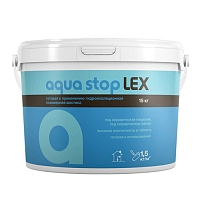 Aqua Stop Lex, 13,5 кг, Мастика гидроизоляционная – ТСК Дипломат