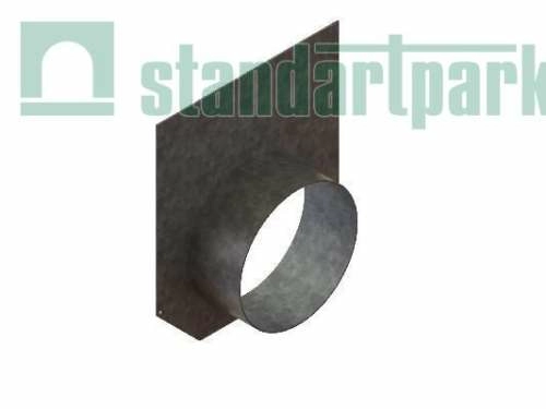 Заглушка торцевая стальная ЗЛВ-15.21.26-Б-ОС с водоотводом 6121-09Б-D, Стандартпарк