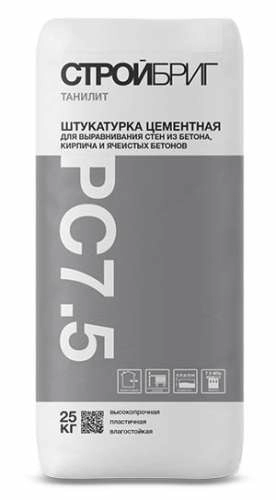 Штукатурка известково-цементная СТРОЙБРИГ ТАНИЛИТ PLC0.63 MW – ТСК Дипломат