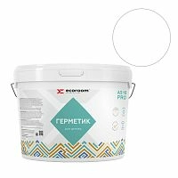Герметик Ecoroom AS-16 PRO, 7 кг, белый, для деревянного строения, ведро