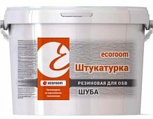 Штукатурка резиновая Ecoroom Шуба для OSB, ведро, 8 кг – ТСК Дипломат