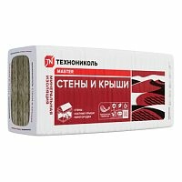 ТЕХНОНИКОЛЬ 34 PN, Стены и крыши, (1000х610х100 мм), 0,244 м3, стекловолокно, 4 шт. в упаковке