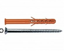 Дюбель фасадный для бетона и полнотелого кирпича Mungo MBR-S 10 x 160 (дюбель+шуруп) 1121016