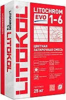 Затирка LITOCHROM 1-6 EVO, Оттенок LE.135 Антрацит, мешок, 25 кг, LITOKOL – ТСК Дипломат