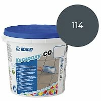 Шовный заполнитель (затирка) KERAPOXY CQ №114, Антрацит, Mapei, 3 кг – ТСК Дипломат