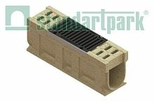Блок монолитный водоотводный полимербетонный CompoMax БМВ-20.29.36-РПУ-ПЧ-6 с РВ щель ВЧ кл. F (к-т) 0759468-Ч, класс F900, Стандартпарк