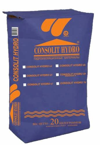 CONSOLIT HYDRO 64 - Сухая шовная гидроизоляционная смесь – ТСК Дипломат