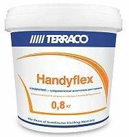 Заполнитель трещин общего назначения Terraco HANDYFLEX, 0,8 кг, ведро для внутренних и фасадных работ