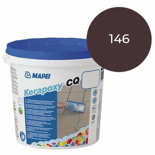 Шовный заполнитель (затирка) KERAPOXY CQ №146, Горький шоколад, Mapei, 3 кг – ТСК Дипломат