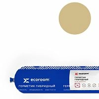 Гибридный герметик Ecoroom PS-16, 600 мл, сосна, STP-POLYMER, файл-пакет – ТСК Дипломат