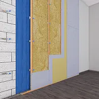 Каркасная система звукоизоляции стен «Барклайн Барьер Мембрана Плюс»