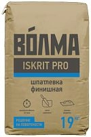 Смесь сухая шпаклевочная на основе полимерного вяжущего "ВОЛМА-ISKRIT PRO", 19 кг – ТСК Дипломат