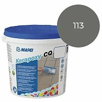 Шовный заполнитель (затирка) KERAPOXY CQ №113, темно-серый, Mapei, 10 кг – ТСК Дипломат