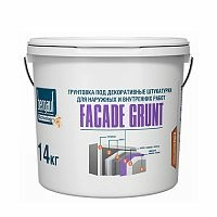 FACADE GRUNT, 14 кг, Грунтовка под декоративные штукатурки, Bergauf