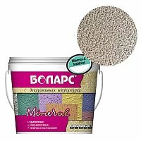 Декоративная штукатурка Боларс Mineral-S Maldivas К30, силикон, ведро 25 кг