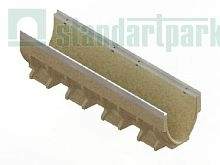 Лоток водоотводный полимербетонный CompoMax Drive ЛВ-V–20.26.41–П-К01 75671V/01-01, класс Е600, Стандартпарк