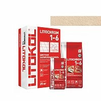 Затирка LITOCHROM 1-6, мешок, 2 кг, Оттенок C.480 Ваниль, LITOKOL – ТСК Дипломат