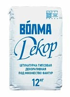 Гипсовая штукатурка "ВОЛМА-Декор", 12 кг – ТСК Дипломат