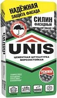 Штукатурка цементная "Силин фасадный" Unis (Юнис), 25кг – ТСК Дипломат