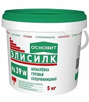 Шпаклевка готовая суперфинишная ОСНОВИТ ЭЛИСИЛК РА39 W (ведро 5 кг) – ТСК Дипломат