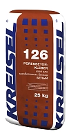 PORENBETONKLEBER WEISS 126, Белый клей для блоков из ячеистого бетона, мешок, 25 кг, KREISEL