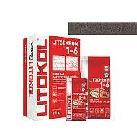 Затирка LITOCHROM 1-6, мешок, 2 кг, Оттенок C.40 Антрацит, LITOKOL – ТСК Дипломат