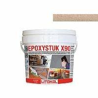 Эпоксидная затирка EPOXYSTUK X90, ведро, 10 кг, Оттенок C.130 Sabbia – ТСК Дипломат