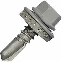 Саморез по металлу 5.5x19 мм, RUSPERT (SILVER GREY), RAL 7004 сигнальный серый, 250 шт – ТСК Дипломат