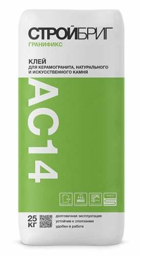 Плиточный клей СТРОЙБРИГ ГРАНИФИКС АС14 – ТСК Дипломат