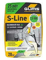 GLIMS S-Line (ГЛИМС С-Лайн) наливной пол универсальный, мешок 20 кг – ТСК Дипломат