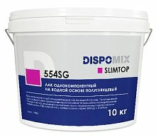 Лак однокомпонентный на водной основе полуглянцевый Slimtop 554SG, 10 кг – ТСК Дипломат