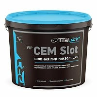 GLIMS PRO WP CEM Slot Гидроизоляция шовная, ведро 7 кг