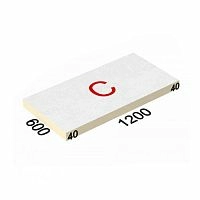 LOGICPIR Slope СХМ/СХМ 1,7 %, элемент C, 1200х600х40  , Технониколь, доборный элемент для системы с клиновидной теплоизоляцией