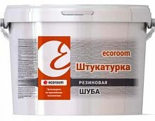 Штукатурка резиновая Ecoroom Шуба, ведро, 8 кг – ТСК Дипломат